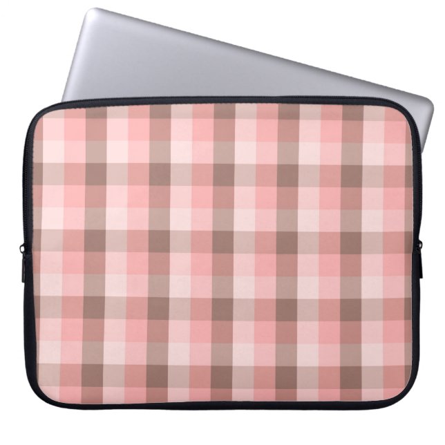 Kariert Laptopschutzhülle (Vorderseite)