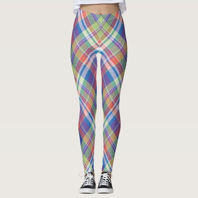 Kariert Leggings (Vorderseite)