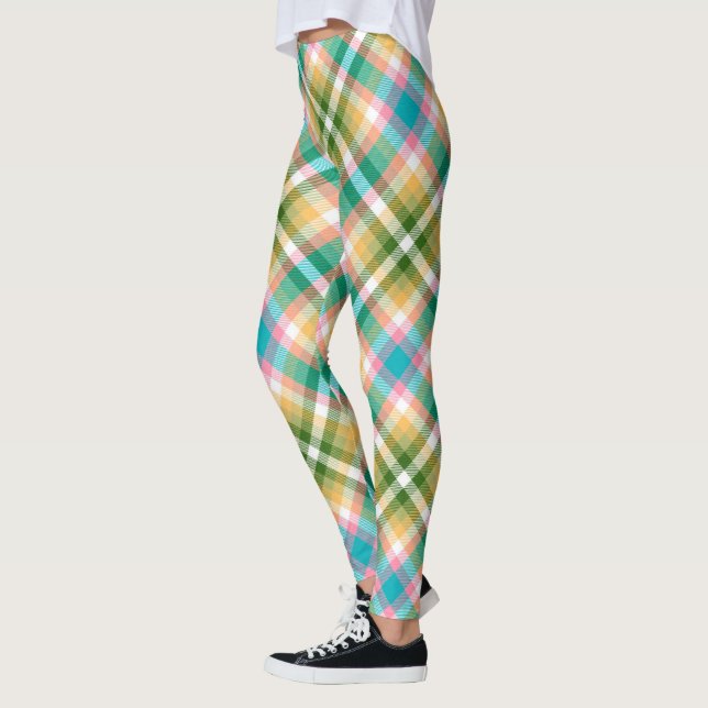 Kariert Leggings (Links)