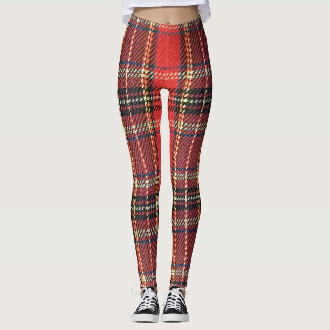 Kariert Leggings (Vorderseite)