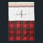 Kariert Monogram Elegant Clan Wallace Tartan Geschirrtuch<br><div class="desc">Stilvolle Karierte Monogram Name Rustic Clan Wallace Küchenhandtuch für ein elegantes Gefühl in der Küche. Macht ein großartiges Geschenk für die Hauswärmung. Ändern Sie einfach den Namen und die Initialisierung, indem Sie auf die Schaltfläche "Personalisieren" klicken, um eine einmalige Leckerei für Ihren besten Freund oder Ihre beste Familie zu erstellen...</div>