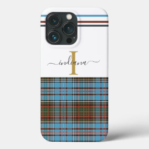 Kariert Monogram Script Clan Anderson Tartan Case-Mate iPhone Hülle
