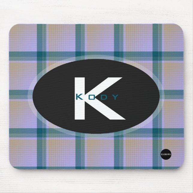 Kariert Mousepad - HAMbyWG (Vorne)