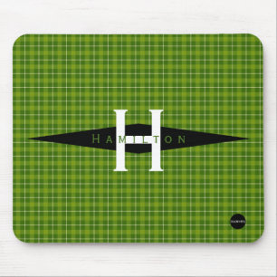 Kariert Mousepad - HAMbyWG - Green