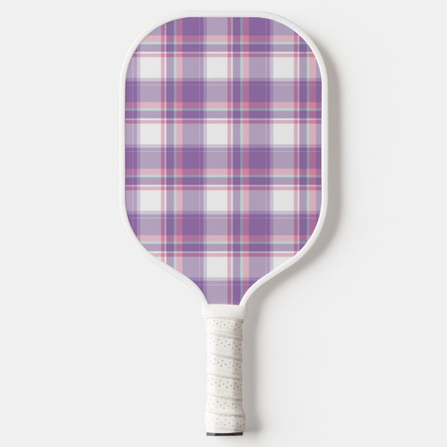 Kariert Pickleball Schläger (Vorderseite)