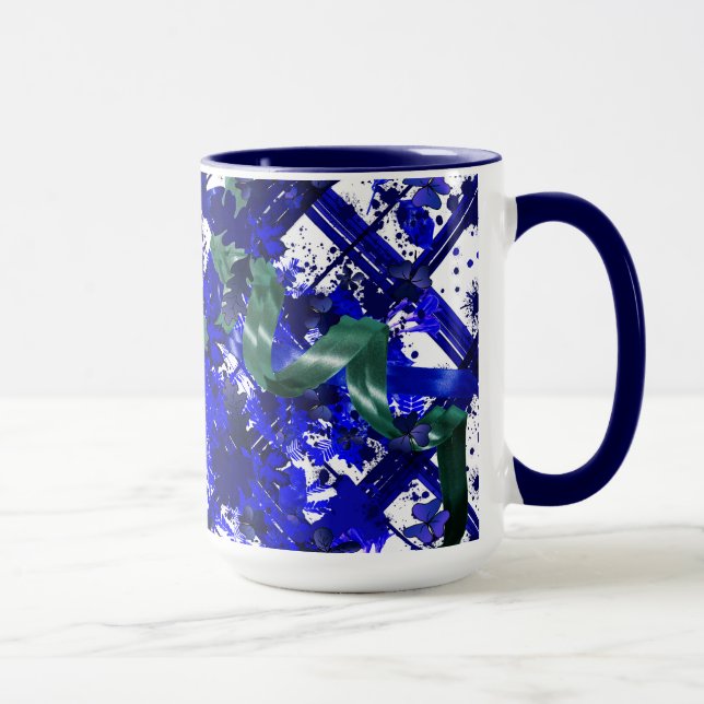 Kariert plattiert tasse (Rechts)