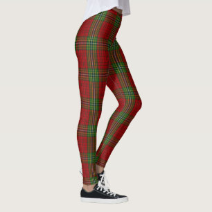 Kariert Red Green Christmas Tartan Women's Leggings