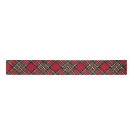 Kariert Red Green Classic Rustic Stewart Tartan Satinband