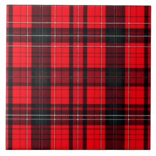 Kariert Red Traditional Tartan Popular Collection Fliese