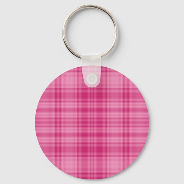 Kariert rosa schlüsselanhänger (Vorderseite)