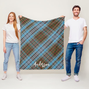 Kariert Rustikal Anderson Classic Tartan Personali Fleecedecke