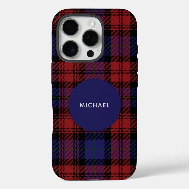 Kariert Rustikaler Clan MacLachlan Tartan Case-Mate iPhone Hülle (Rückseite)