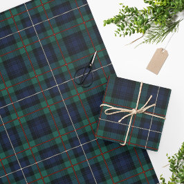Kariert Rustikaler Clan Robertson Karo Tartan Geschenkpapier