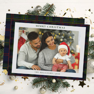 Kariert Rustikales Foto Malcolm Tartan Weihnachten