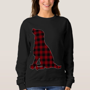 Kariert Schwarz-Schwarz-Lab-Lab-Lover passt zur Fa Sweatshirt