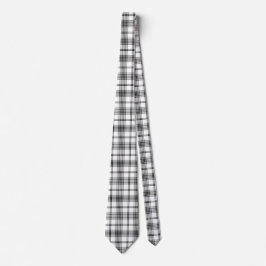Kariert - Schwarz-weiß - Emo - Neck Tie Krawatte