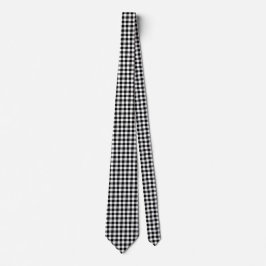 Kariert - Schwarz-weiß - Emo - Neck Tie Krawatte
