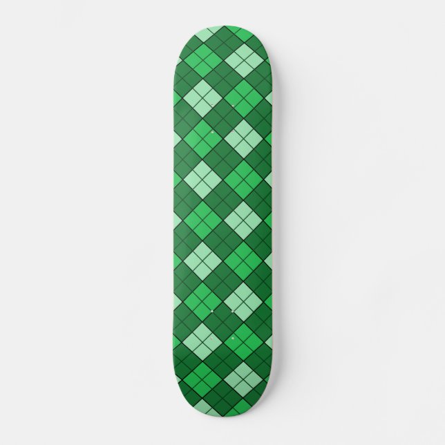 Kariert Skateboard (Vorderseite)