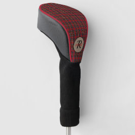 Kariert Stewart Red Tartan Men-Monogram-Geschenk Golf Headcover