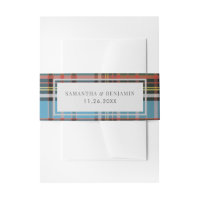 Kariert Tartan Clan Anderson Rustic Wedding Custom