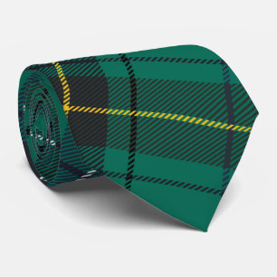 Kariert Tartan Clan Henderson Green Blue Karo Krawatte