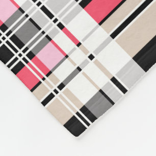 Kariert, tartan fleecedecke