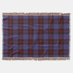 Kariert Tartan Marineblau Rot Decke