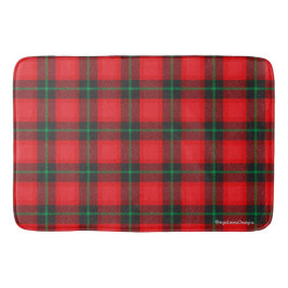 Kariert Tartan Red, Black Scottish Trendy Badematte