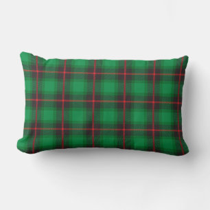 Kariert Tartan Scottish Green Traditional Red Lendenkissen