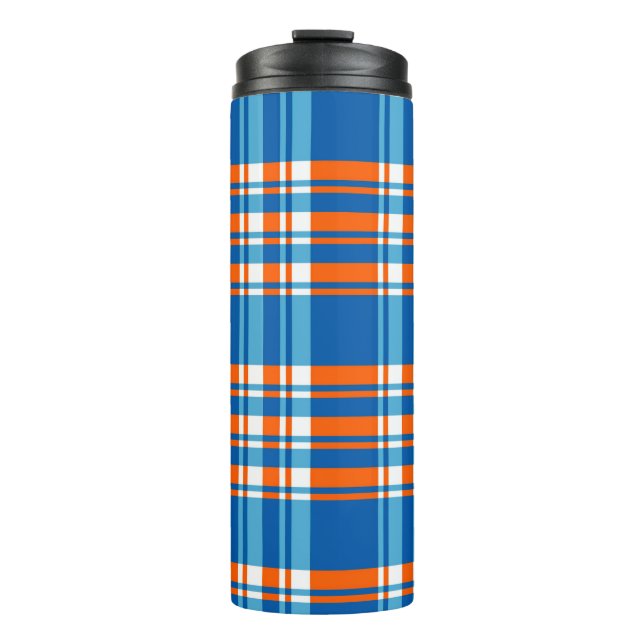 Kariert Thermosbecher (Vorderseite)