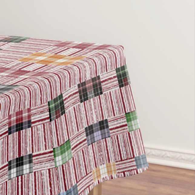 Kariert Tischdecke (Beispiel)