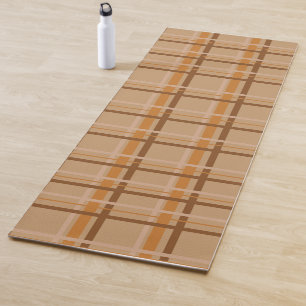 Kariert Yogamatte