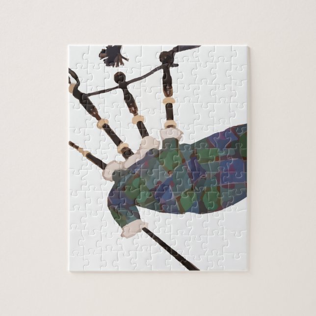 karierte Dudelsäcke Puzzle (Vertikal)