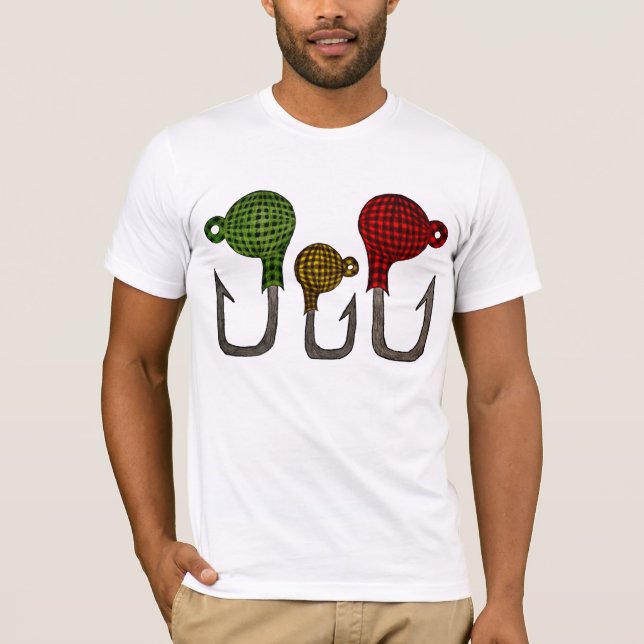 karierte Fische jigheads - Sasquatch T-Shirt (Vorderseite)