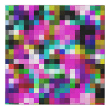 Karierte geometrische Pixel