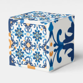 Karierte Geschenkboxen Blue & Brown Geschenkschachtel