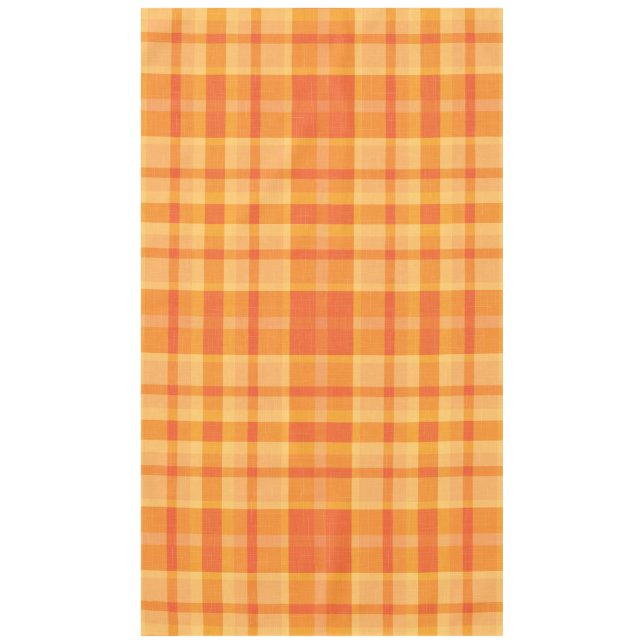 Karierte Herbsttablette ernten Tischdecke (Vorderseite)