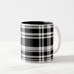 Karierte Kaffee-Tasse Zweifarbige Tasse