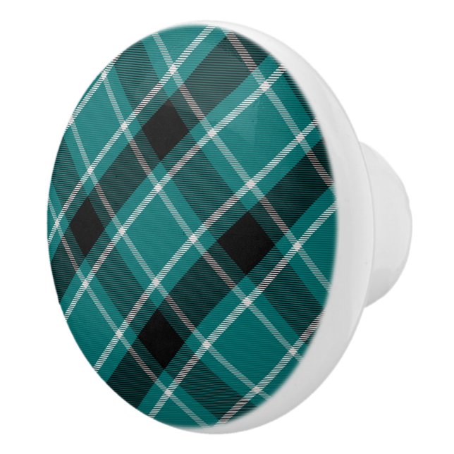 Karierte Keramik Keramikknauf (Rechts)