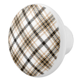 Karierte Keramik Keramikknauf