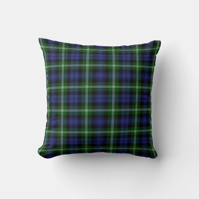 Karierte Kopfkissen Baillie Modern Tartan Kissen (Vorderseite)