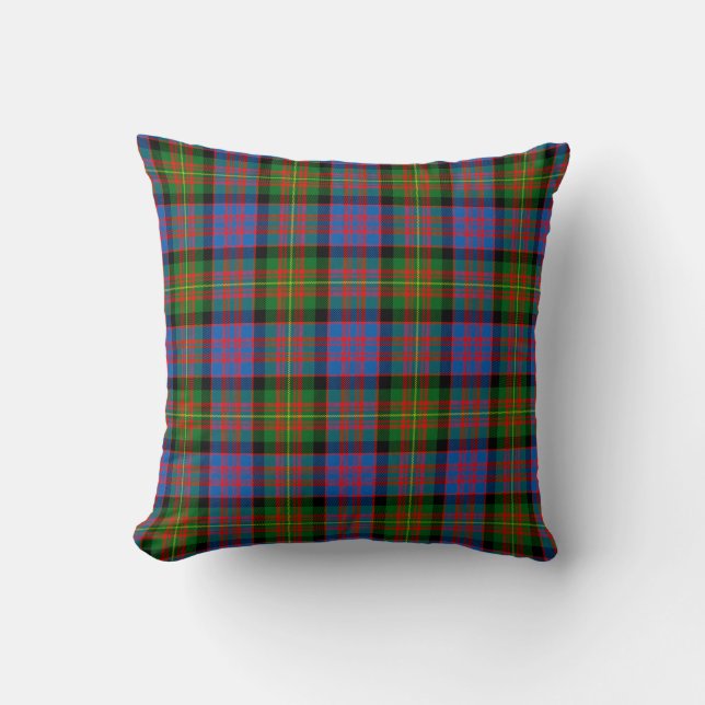 Karierte Kopfkissen Carnegie Alte Tartan Kissen (Vorderseite)