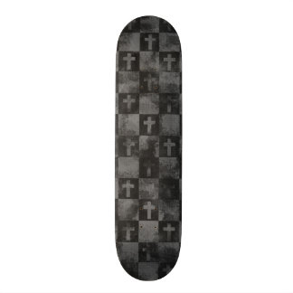 Karierte Kreuze Skateboard