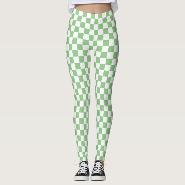 Karierte Leggings (Vorderseite)