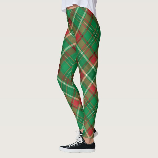 Karierte Leggings (Links)
