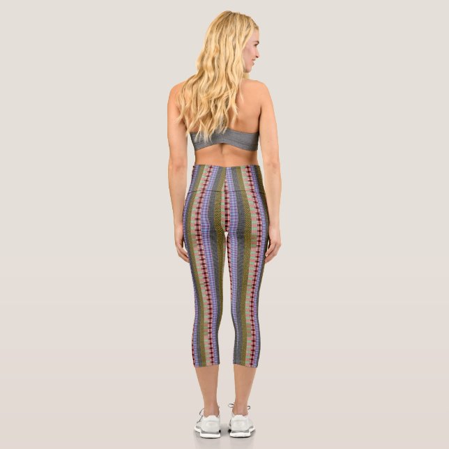 Karierte Leggings (Rückseite)
