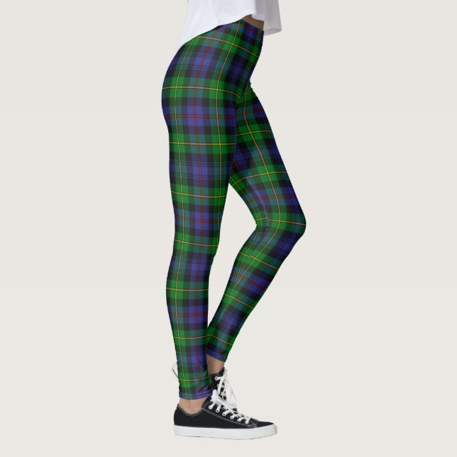 Karierte Leggings von Green und Blue Tartan (Rechts)