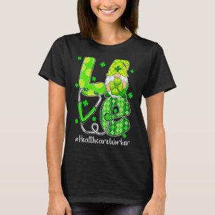 Karierte Liebe Krankenpfleger Krankenschwester Gno T-Shirt