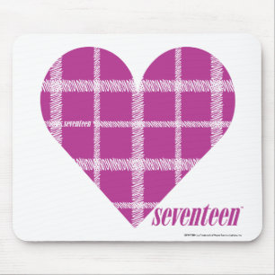 Karierte lila 2 mousepad