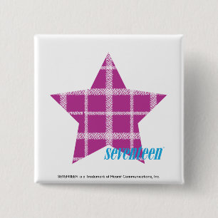 Karierte lila 3 button